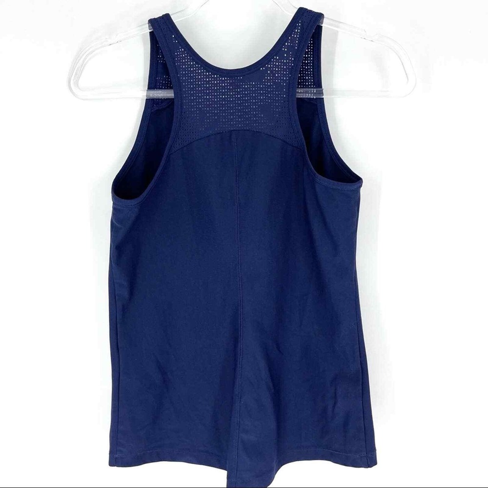 Under‎ Armour Scoop Neck Racerback Tank with Mesh Detail Navy Size S - Picture 3 of 7
